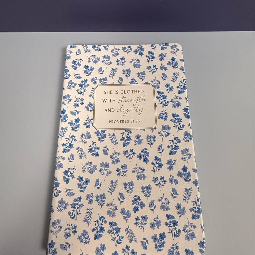 Eccolo Blue Floral Notebook